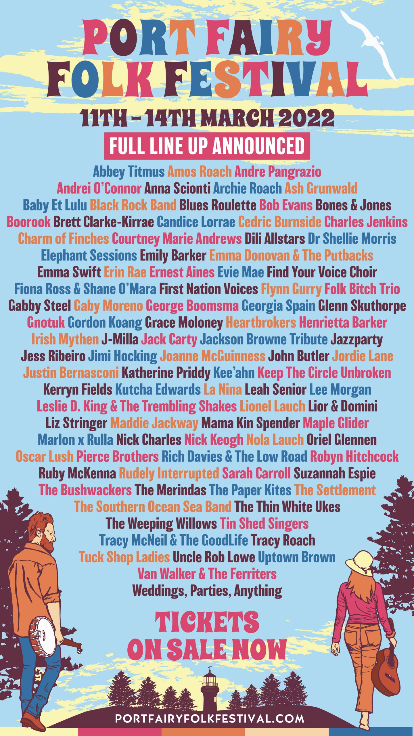 Last Tickets & Final Lineup Port Fairy Folk Festival