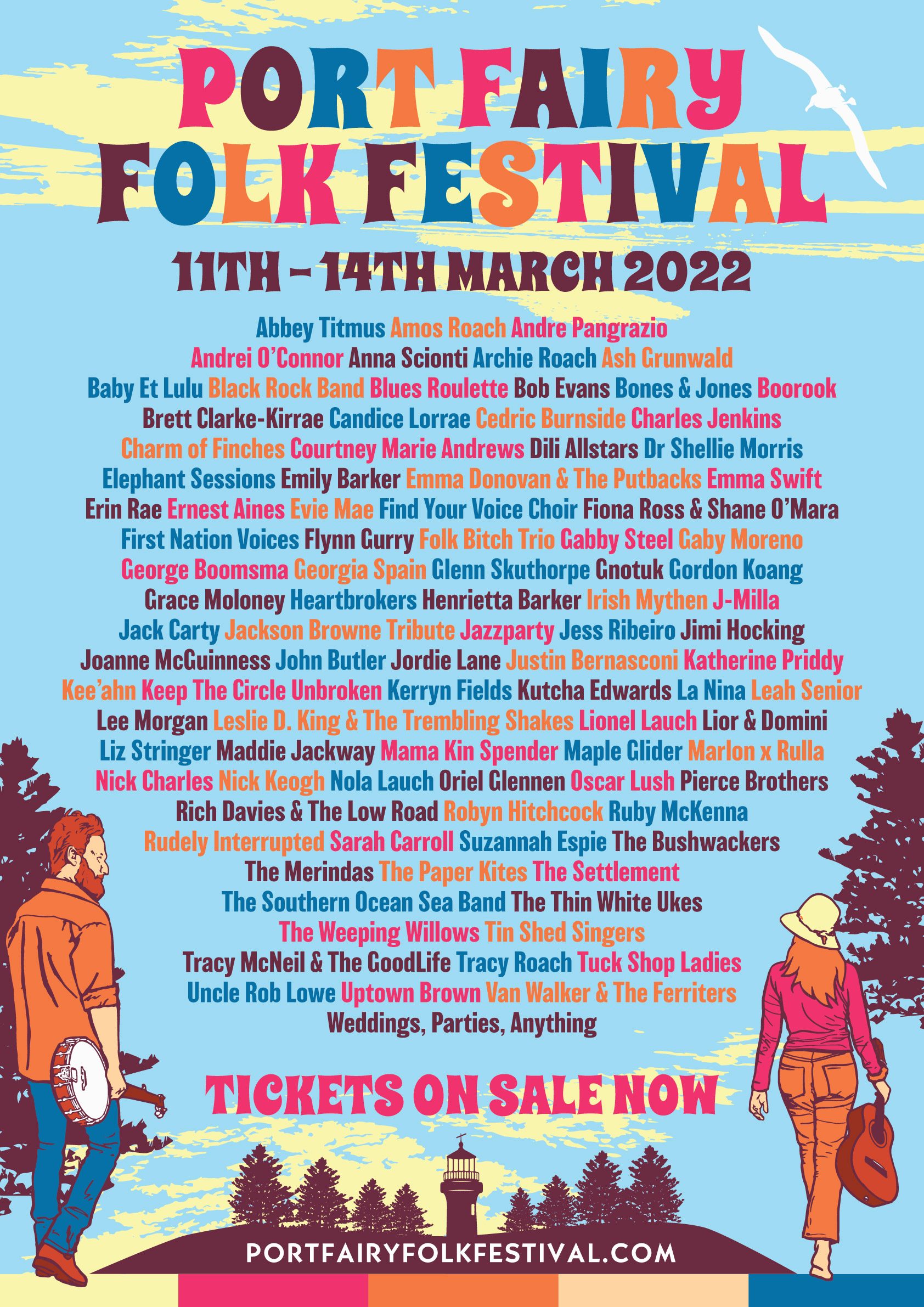 Last Tickets & Final Lineup Port Fairy Folk Festival